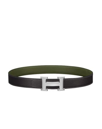 Hermes H Belt Buckle & Reversible Leather Strap 32mm