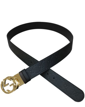 Gucci Reversible Gucci Signature belt Black