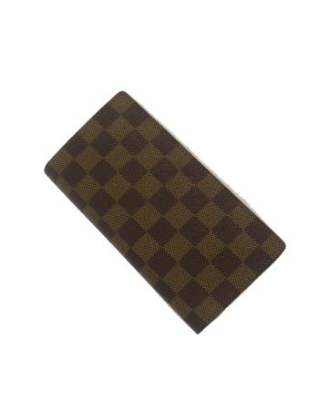 Louis Vuitton Damier Wallet N61823 Brown