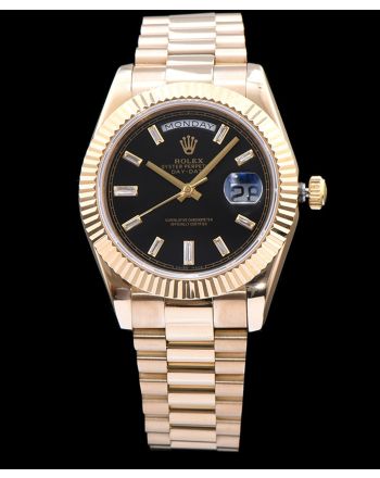 Rolex Men s Automatic President Watch Black